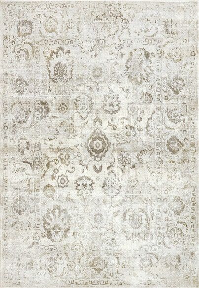 Dynamic Rugs CASTILLA 3530-190 Ivory and Grey